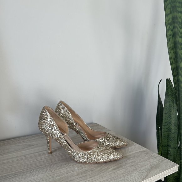 Badgley Mischka Daisy II Half d'Orsay Pump - Picture 4 of 13